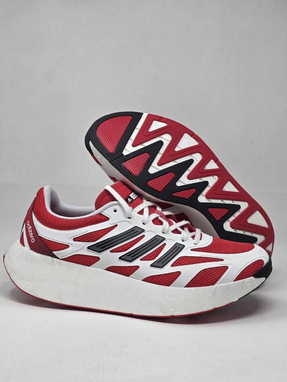 Adidas Adizero Aruku JI0308 Running Shoes Red White Black Men's Size 10.5 New
